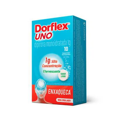 Dorflex Uno 1g com 10 Comprimidos Efervescentes