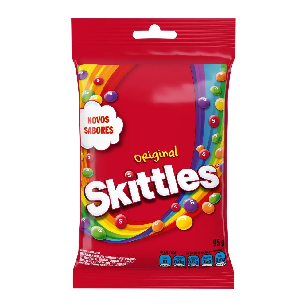 Bala Skittles Original 95g