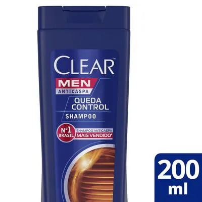 Shampoo Clear Queda Control Men 200ml