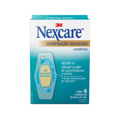 Curativo Cicatrização Avançada Nexcare 6 Unidades