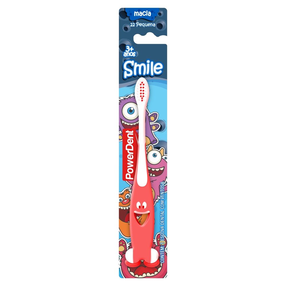 Escova Dental Infantil PowerDent Smile