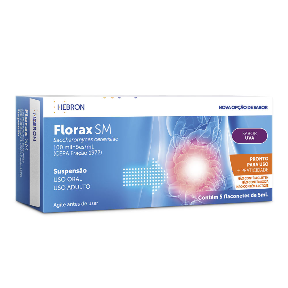 Florax SM Flaconete 5ml Sabor Uva