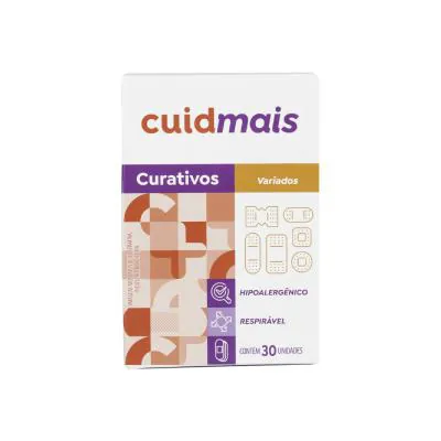 Curativo Adesivo Variado Cuidmais 30 Unidades