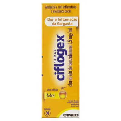 Ciflogex Spray 30ml Sabor Mel