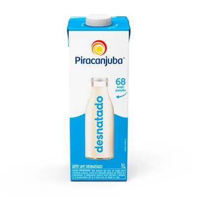 Leite Desnatado Piracanjuba 1 Litro