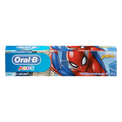 Creme Dental Infantil Oral-B Kids Homem Aranha 50g