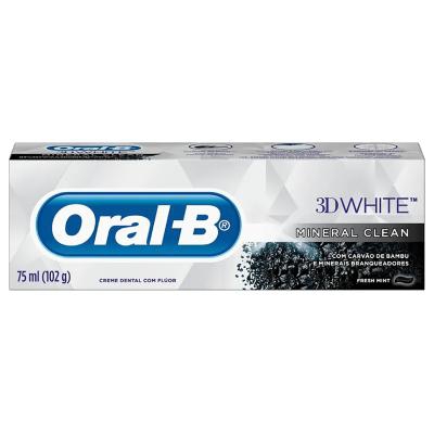 Creme Dental Oral-B Mineral Clean 3D White 102g