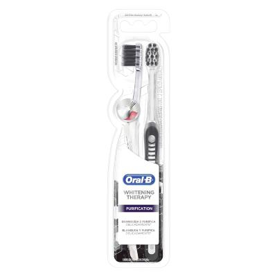 Kit Escova Dental Extramacia Purification Oral-B Whitening Therapy 2 Unidades