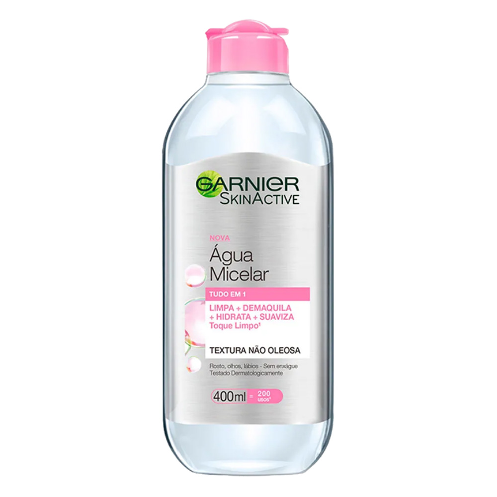 Água Micelar Garnier Skinactive Tudo em 1 400ml