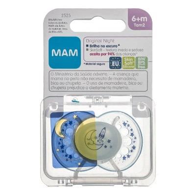 Chupeta Mam Night Azul 6M