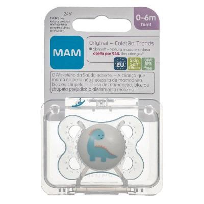 Chupeta Mam Original Coleçao Trends Azul 0-6M