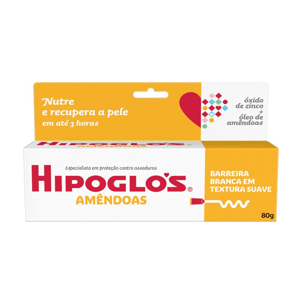 Creme Preventivo de Assaduras Hipoglós Amêndoas 80g