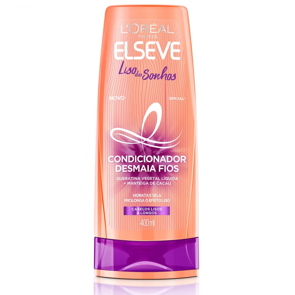 Condicionador Elseve Liso Sonhos 400ml