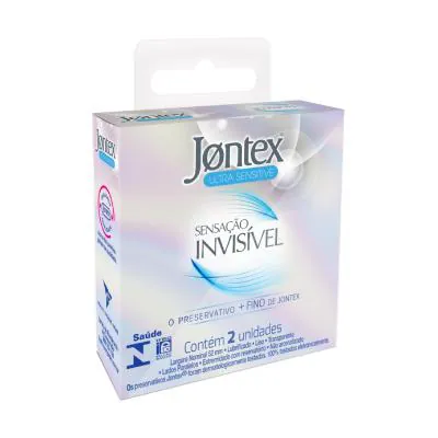 Preservativo Jontex Sensação Invisível 2 Unidades