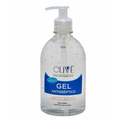 Álcool Gel Antisséptico Clive 500ml