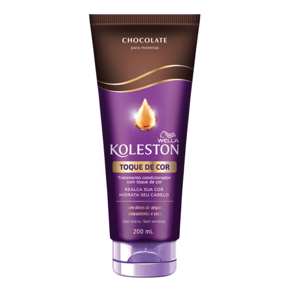 Tratamento Condicionador Tonalizante Koleston Toque de Cor Chocolate 200ml