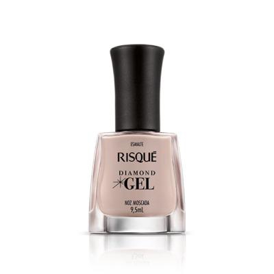 Esmalte Risqué Diamond Gel Noz Moscada 9,5ml
