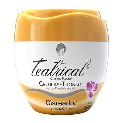 Creme Facial Teatrical Clareador 100g