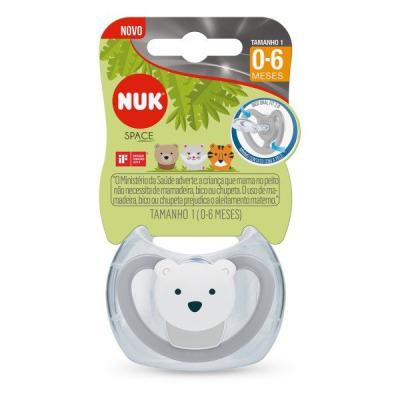 Chupeta NUK Space Silicone Neutral S1