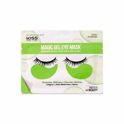 Máscara Facial para Área dos Olhos Kiss NY Magic Gel Pepino