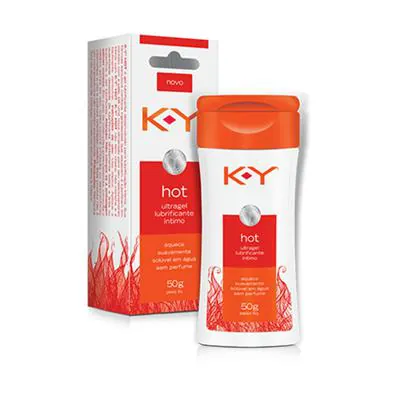 Gel Lubrificante Íntimo K-Y Ultragel Hot 50g