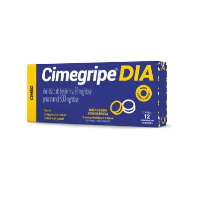 Cimegripe Dia 12 Cápsulas