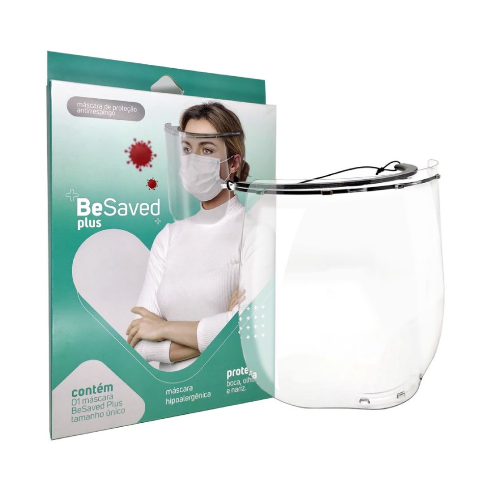 Máscara de Proteção Facial BeSaved Plus