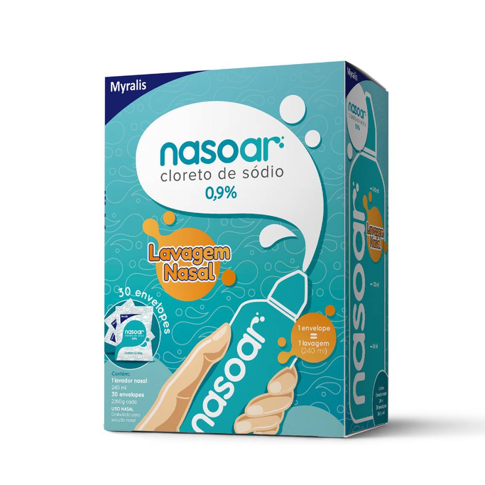 Descongestionante Nasal Nasoar 240ml + 30 Sachês