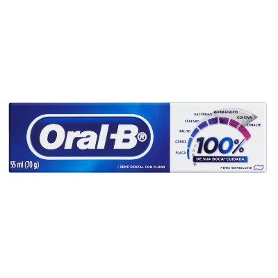 Creme Dental Menta Refrescante Oral-B 100% 70g