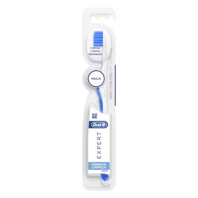 Escova Dental Macia Gengiva Limpeza Oral-B Expert