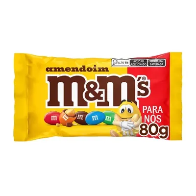 Chocolate M&Ms Amendoim 80G preço