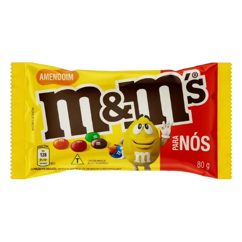 Chocolate M&Ms Amendoim 80g
