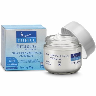 Creme Hidratante Facial Antirrugas Nupill Tensine FPS15 50g