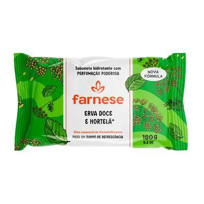 Sabonete Hidratante Farnese Erva Doce e Verbena 180g