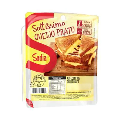 Queijo Prato Sadia Fatiado 200/150g