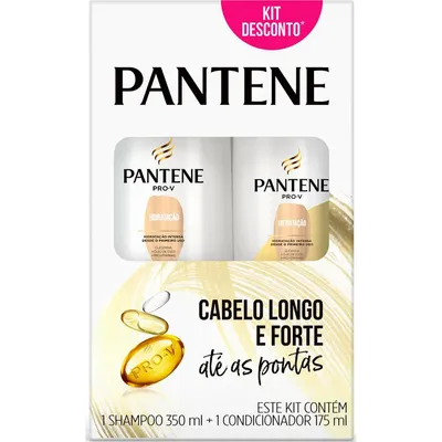 Kit Pantene Hidratação Com Shampoo 350ml e Condicionador 175ml