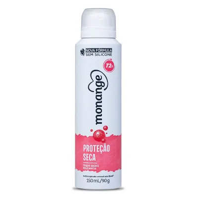 Desodorante Aerosol Monange Proteção Seca 150ml