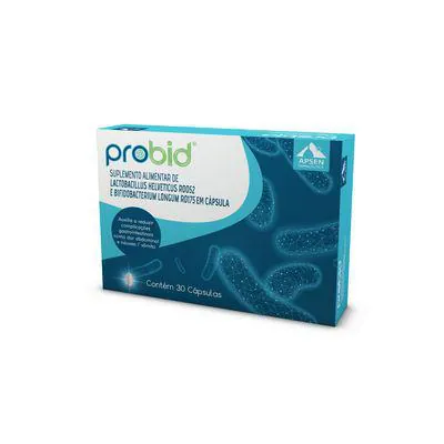 Probid Probiótico Suplemento Alimentar 30 Cápsulas Apsen