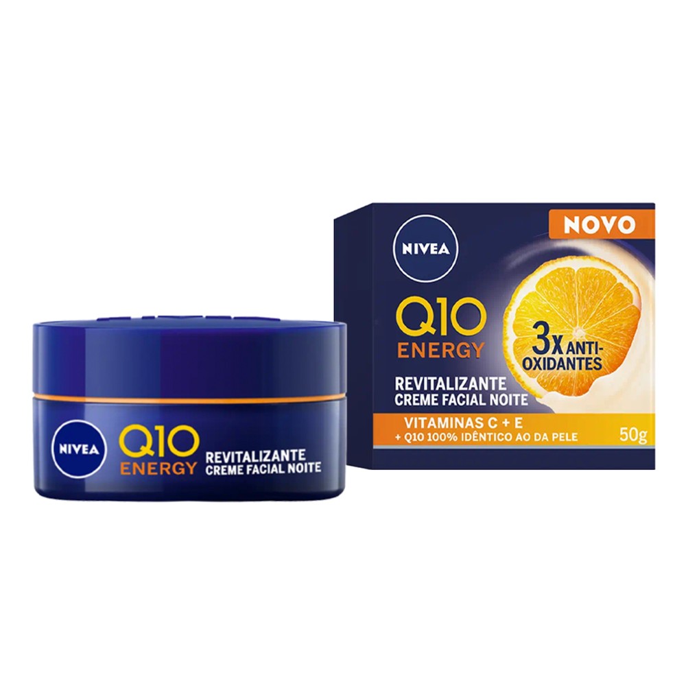 Creme Facial Nivea Antissinais Q10 Energy Noite 50g