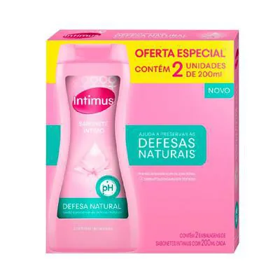 Sabonete Intimus Defesa Natural 2 Unidades 200ml