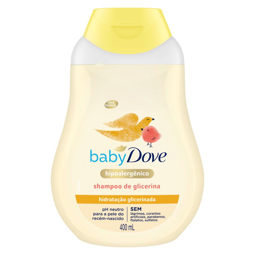 Shampoo de Glicerina Baby Dove Hidratação Glicerinada 400ml