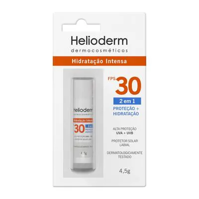 Protetor Solar Hidratante Labial Helioderm FPS30 4,5g