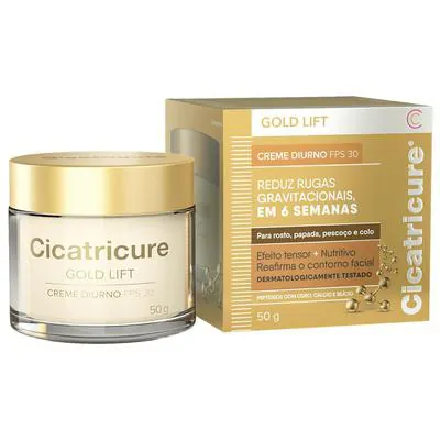 Creme Facial Cicatricure Gold Lift Diurno 50g