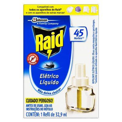Repelente Elétrico Líquido Raid Refil 32,9 ml