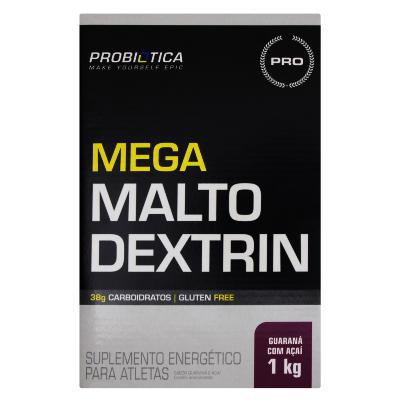Mega Malto Dextrin Probiótica Guaraná e Açaí 1kg