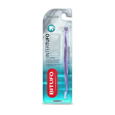 Escova Interdental Bitufo Intertufo Cilíndrica 3mm