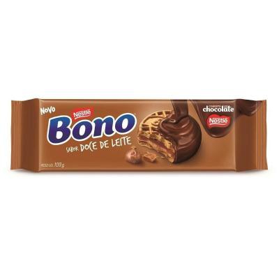 Biscoito Recheado Nestlé Bono Doce Leite com Cobertura de Chocolate 109g