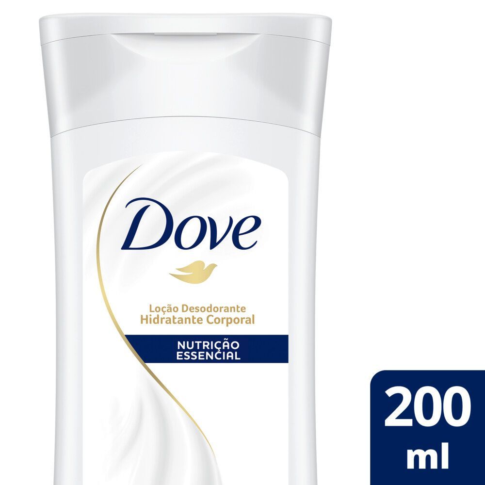 Loção Desodorante Hidratante Corporal Dove Nutrição Essencial 200ml