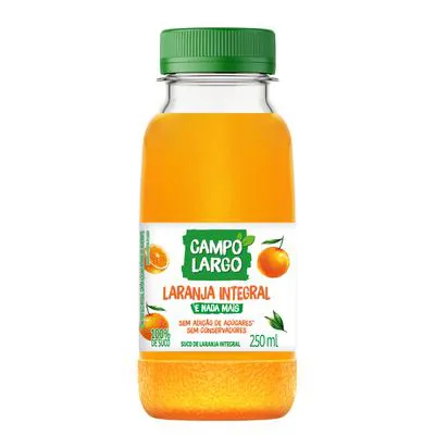 Suco Integral Campo Largo Laranja 250ml