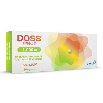 Vitamina D Doss 1000UI 30 Comprimidos